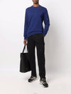 Men's Lens Wappen Pocket Banding Cargo Straight Pants Black - CP COMPANY - BALAAN.