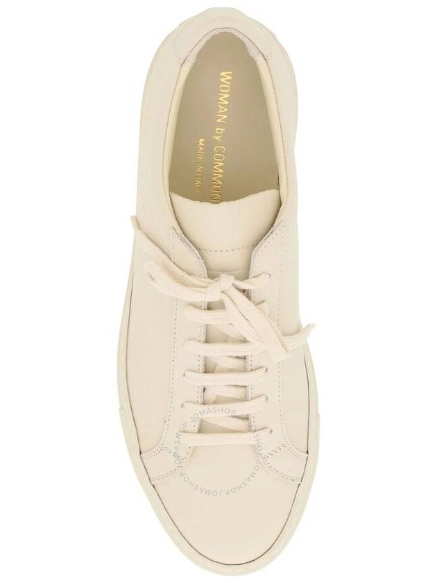 Original Achilles Leather Low Top Sneakers Beige - COMMON PROJECTS - BALAAN 4