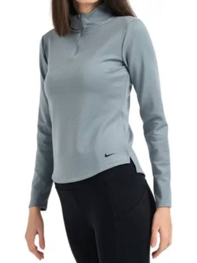 Women's Therma-Fit One Long Sleeve T-Shirt Grey - NIKE - BALAAN 2