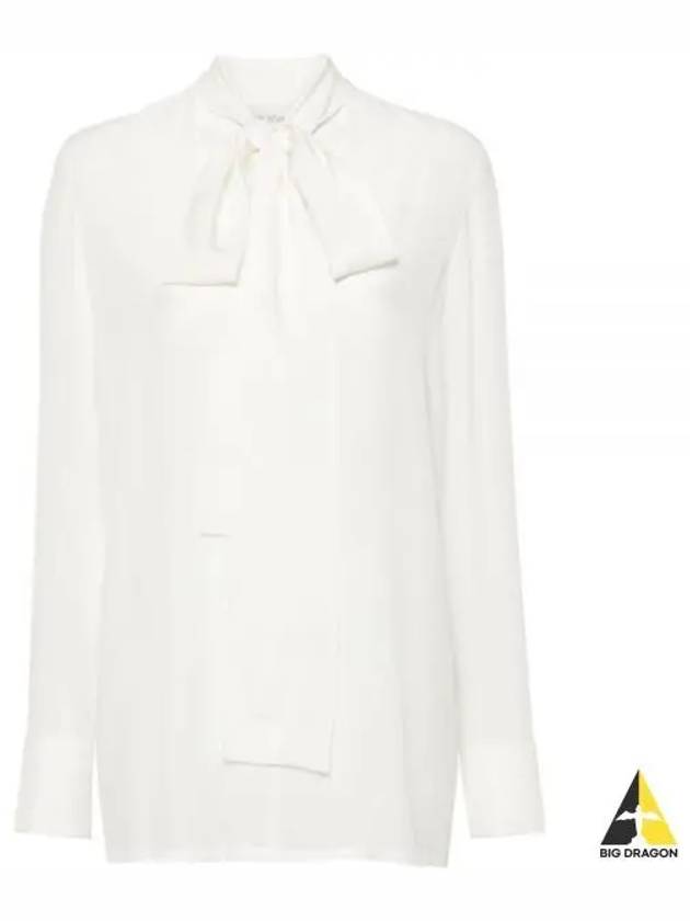 Elleni Silk Blouse White - MAX MARA - BALAAN 2