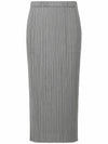 Pleated please basic skirt - ISSEY MIYAKE - BALAAN 1