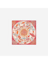 Sous Le Charme D'Orphee Reversible 90 Scarf Rouge Rose - HERMES - BALAAN 1