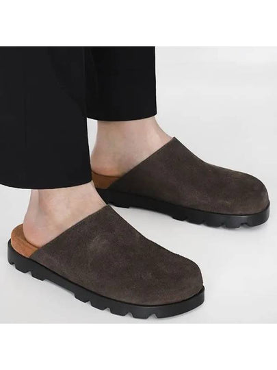 Brutus Leather Slippers Dark Brown - CAMPER - BALAAN 2