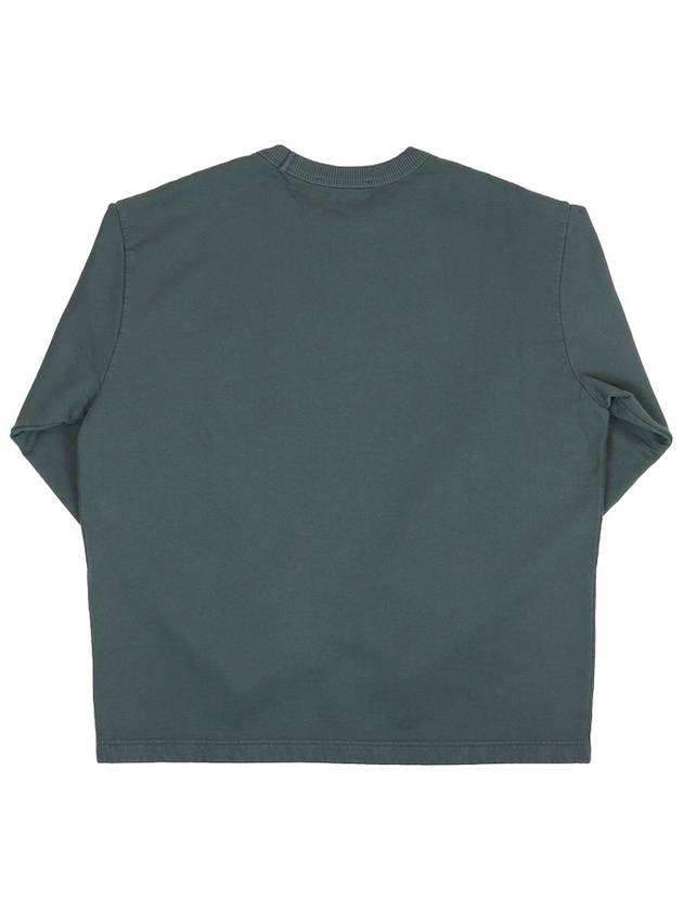 Logo Cropped Neck Oversized Fit Men To Men Grey - ACNE STUDIOS - BALAAN 3