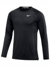 Pro Slim Long Sleeve T-Shirt Black - NIKE - BALAAN 2