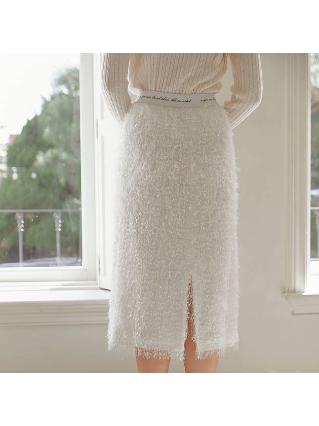 Haze H-line skirt white - TINA BLOSSOM - BALAAN 4