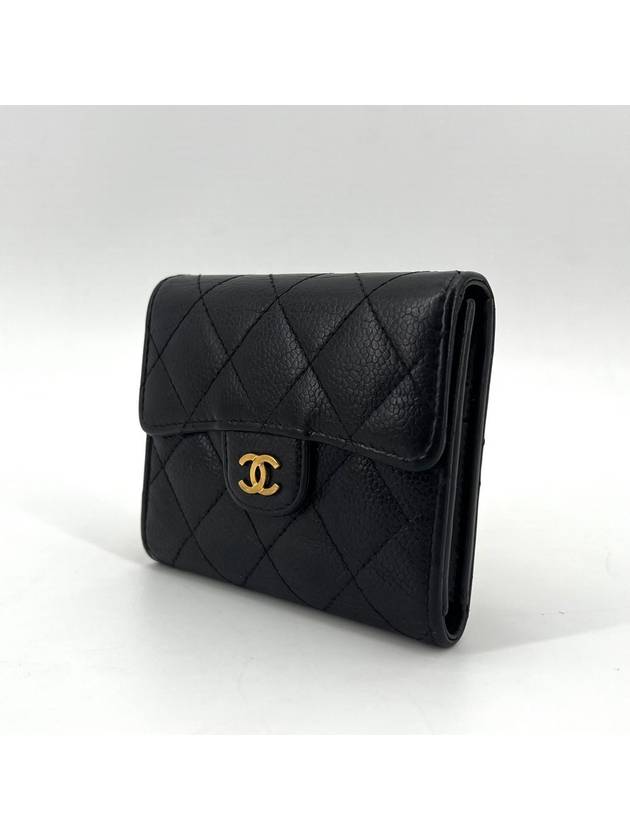 Classic caviar gold flap bi fold wallet - CHANEL - BALAAN 2