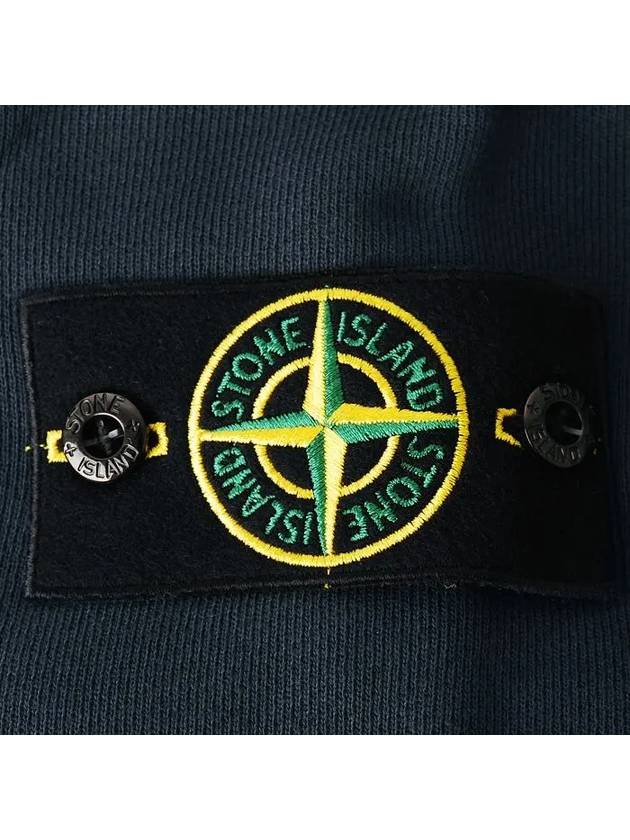 Stone Island Hooded Sweatshirt 811563341 V0120 Blue - STONE ISLAND - BALAAN 5