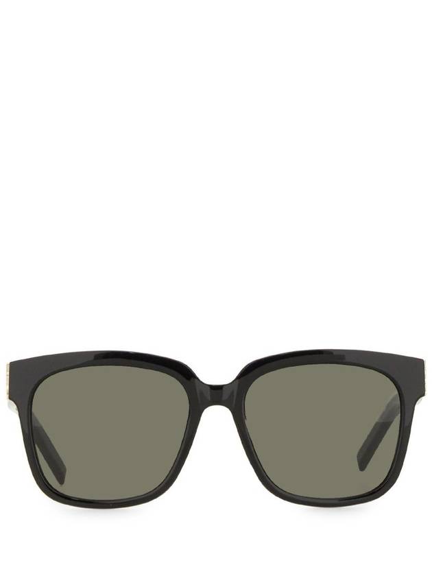 Eyewear Logo Plaque Acetate Sunglasses Black - SAINT LAURENT - BALAAN 2