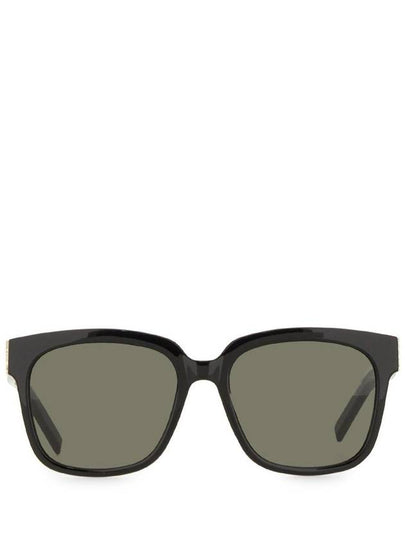 Eyewear Logo Plaque Acetate Sunglasses Black - SAINT LAURENT - BALAAN 2