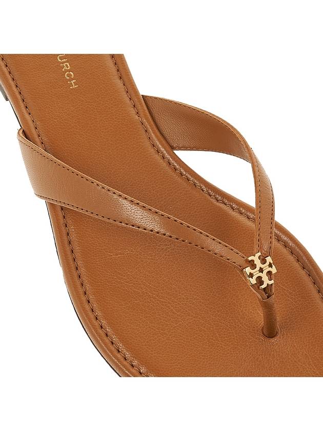 tongue strap leather flip flops - TORY BURCH - BALAAN 9