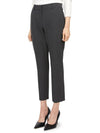 Women's Good Wool Treeca Crop Pants Grey - THEORY - BALAAN 3