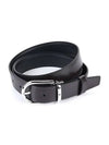 Pin Buckle Reversible Belt Black - MONTBLANC - BALAAN 3