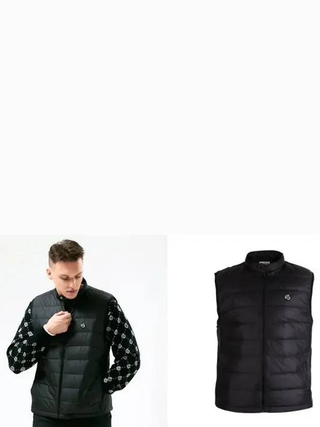 Golf goose down padded vest black - HENRY STUART - BALAAN 2