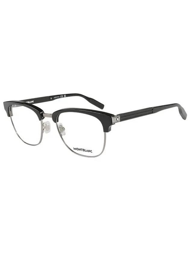 Eyewear High-Rim Semi-Rim Glasses Black - MONTBLANC - BALAAN.