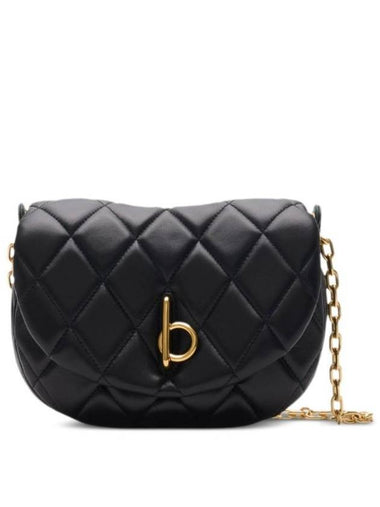 Rocking Horse Quilted Cross Bag Gold Black - BURBERRY - BALAAN 1