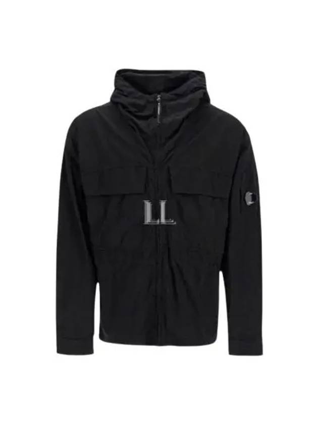 Taylon-P Zip Up Hoodie Black - CP COMPANY - BALAAN 2