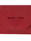 Lettering Logo Shoulder Bag Red - PRADA - BALAAN 8