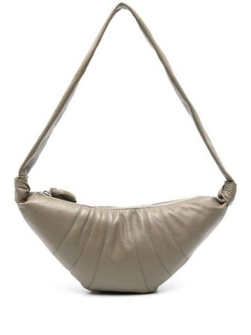 Croissant Medium Soft Nappa Leather Cross Bag Dark Sage - LEMAIRE - BALAAN 1