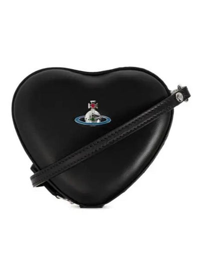 Mini Heart Cross Bag Black - VIVIENNE WESTWOOD - BALAAN 2