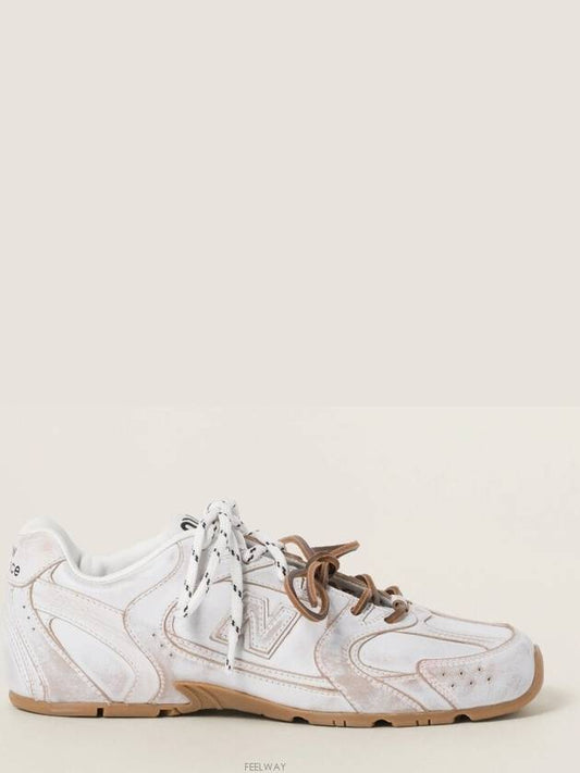 New Balance Miu 530 SL Leather Sneakers - MIU MIU - BALAAN 1