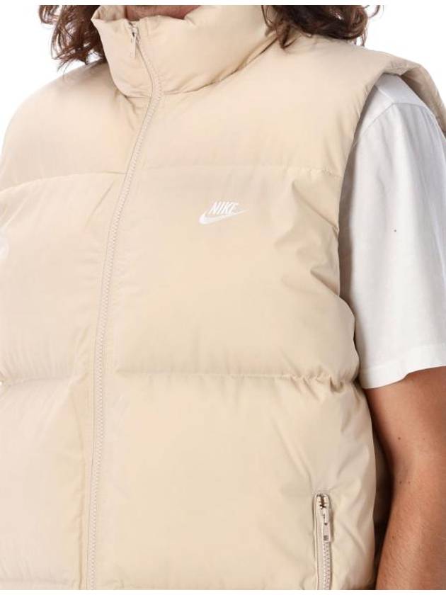 Men's Club Puffer Vest Beige - NIKE - BALAAN 4