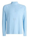 Men's Luxe Quarter Half Zip Layer Long Sleeve T-Shirt Blue - G/FORE - BALAAN 2