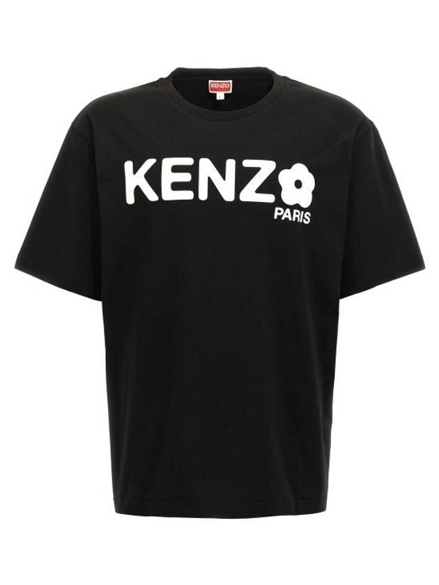 Boke Flower 2.0 Oversized Fit Short Sleeve T-Shirt Black - KENZO - BALAAN 2