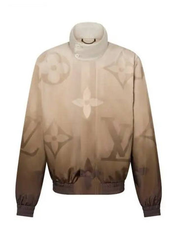 Monogram Printed Light Nylon Windbreaker 1AFYAO - LOUIS VUITTON - BALAAN 1