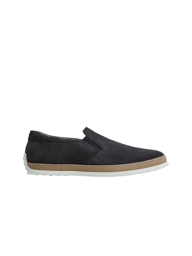 Suede Slip-On Loafer Grey - TOD'S - BALAAN 2