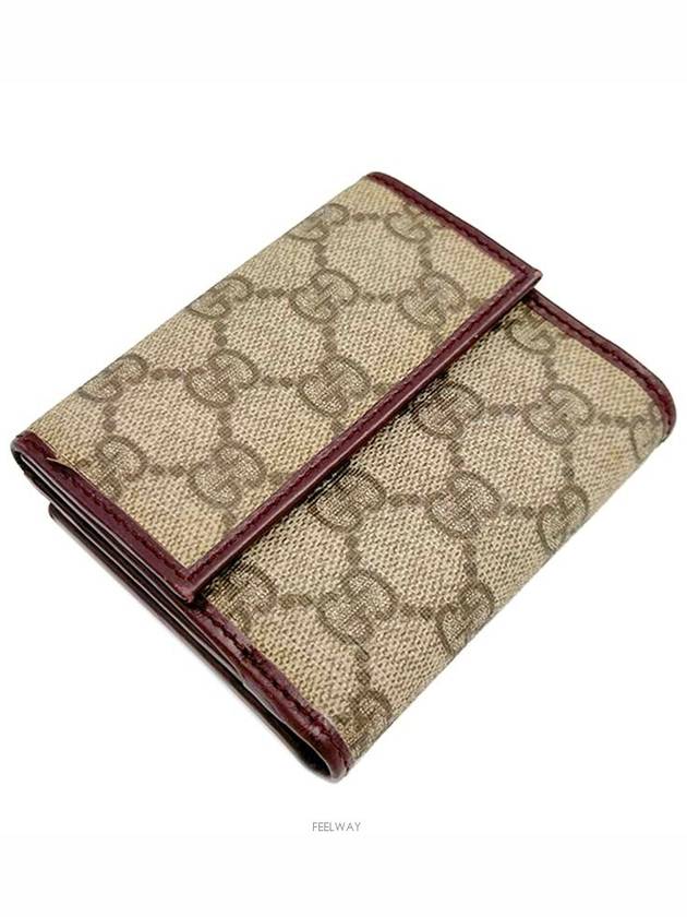 GG logo jacquard half wallet 2121091 - GUCCI - BALAAN 3