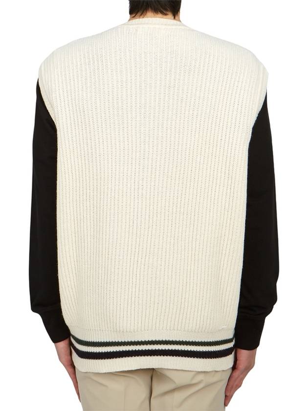 Men's Knit Vest VESM 427W WHITE - AUTRY - BALAAN 3