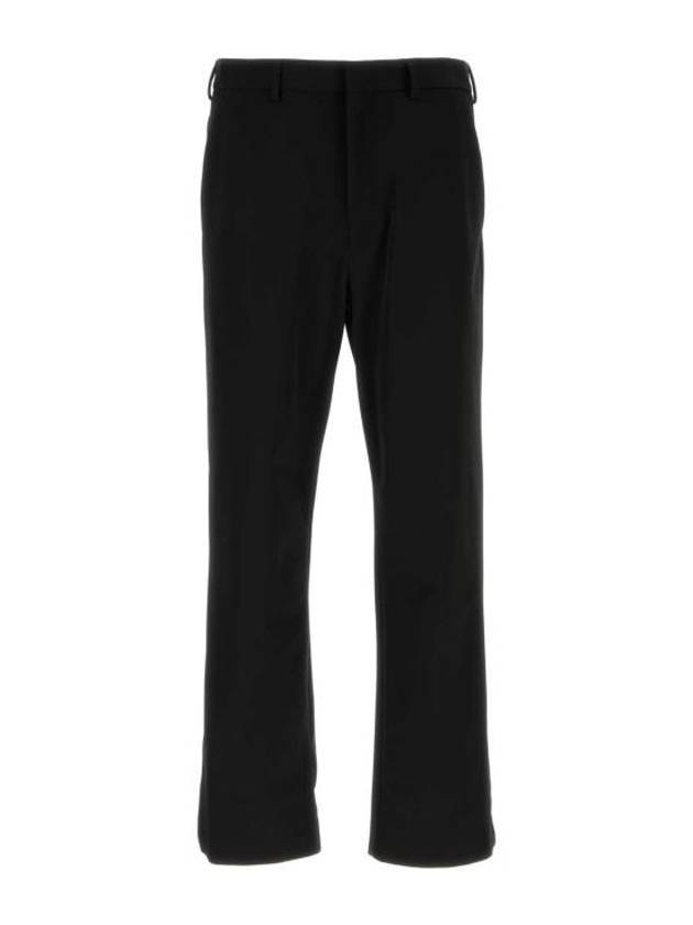 Stretch Technical Fabric Jeans Black - PRADA - BALAAN 1