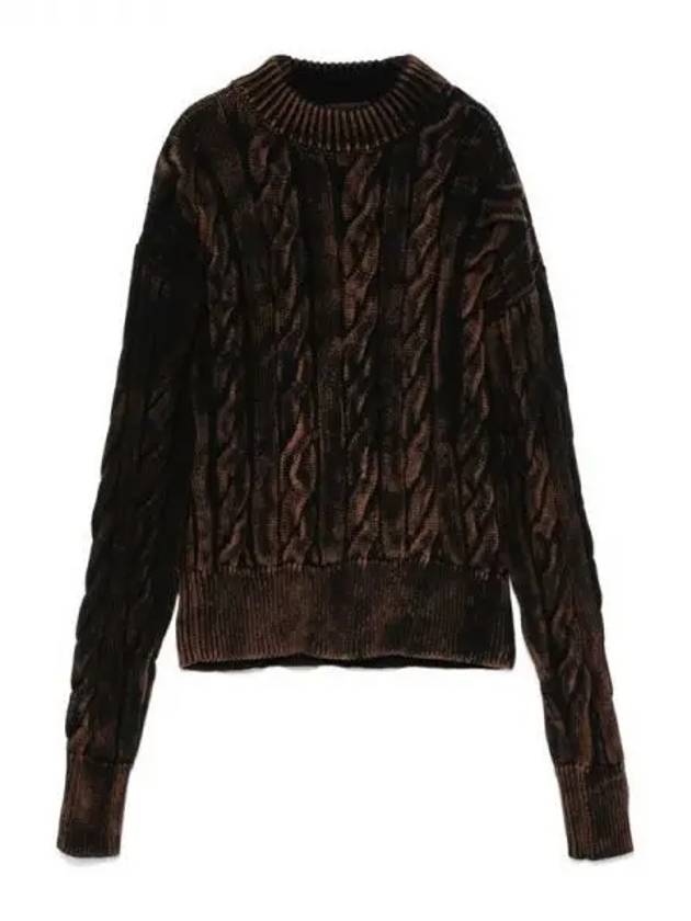 Egonlab Garment Dying Cable Knit 271583 - EGONLAB - BALAAN 1