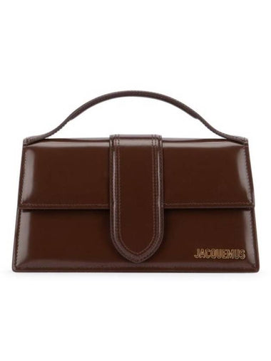 Le Grand Bambino Flap Cross Bag Midnight Brown - JACQUEMUS - BALAAN 1