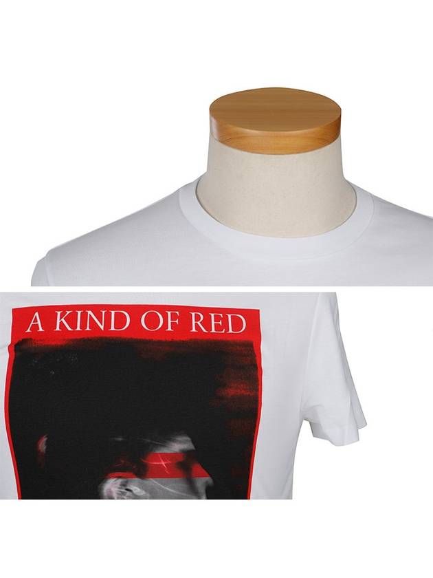 A Kind Of Red Short Sleeve T-Shirt White - NEIL BARRETT - BALAAN 5