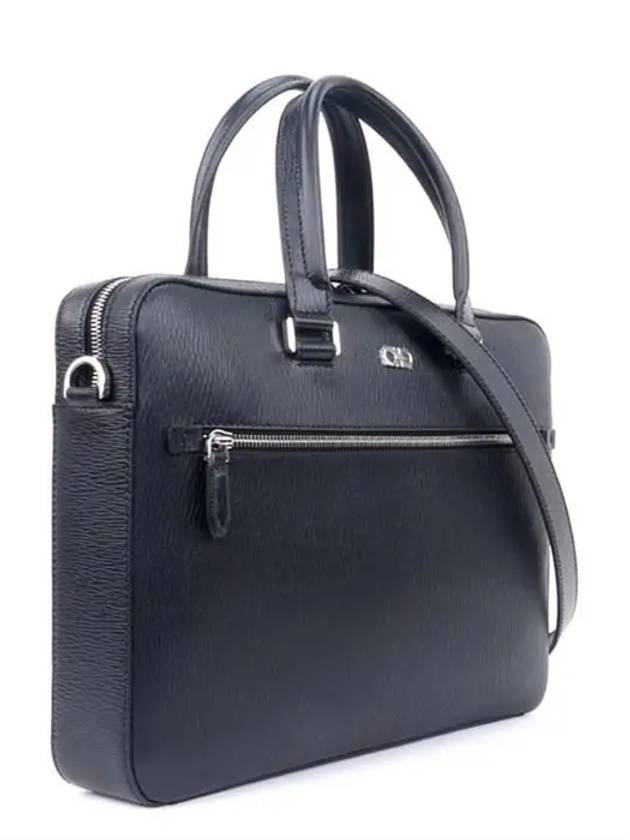 Gancini Business Bag Black - SALVATORE FERRAGAMO - BALAAN 4