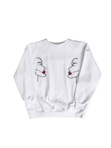 Facing Sweatshirt White - PLA.Y_P - BALAAN 1