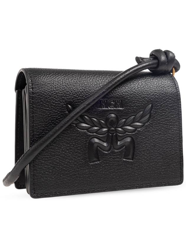 MCM Strapped Wallet, Women's, Black - MCM - BALAAN 4