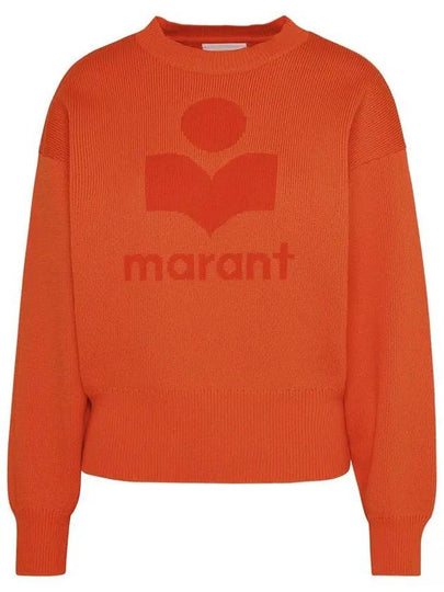 Ailys Logo Crew Neck Knit Top Orange - ISABEL MARANT - BALAAN 2