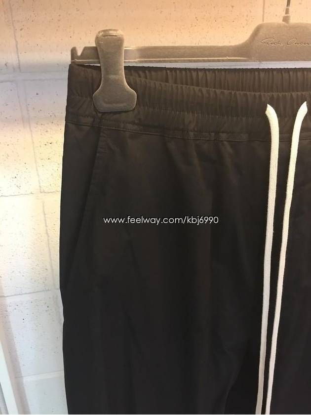 Men's Cotton Baggy Pants Black - RICK OWENS - BALAAN 5