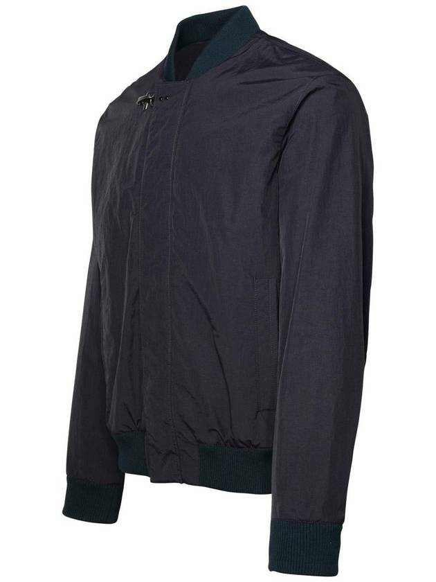 Fay Navy Polyamide Bomber Jacket - FAY - BALAAN 2