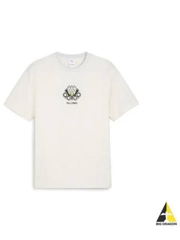 Palomo graphic short sleeve t shirt warm white 625558 65 - PUMA - BALAAN 1