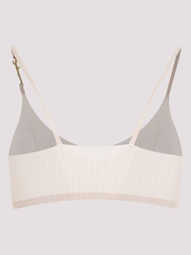 Pralou logo decoration bralette top 231KN5022060 - JACQUEMUS - BALAAN 3