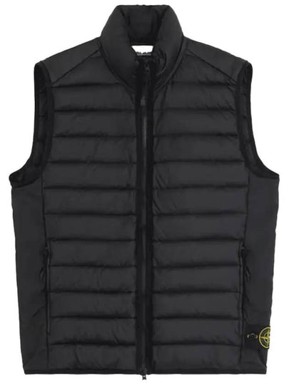 Loom Woven Chambers Recycled Nylon Down TC Vest Black - STONE ISLAND - BALAAN 2