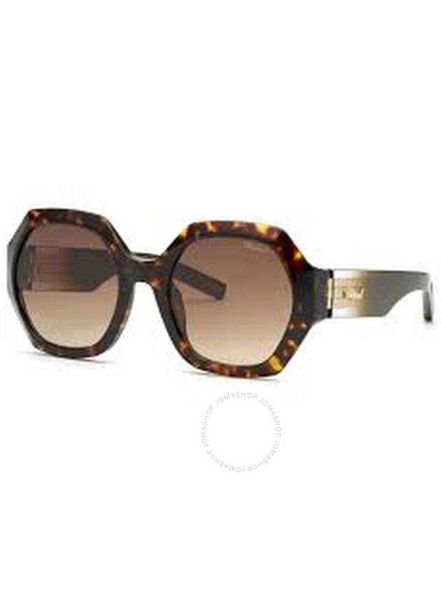 Chopard Brown Gradient Hexagonal Ladies Sunglasses SCH362M 0722 55 - CHOPARD - BALAAN 1