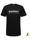 Trovat Logo Short Sleeve T-shirt Black - MAMMUT - BALAAN 2