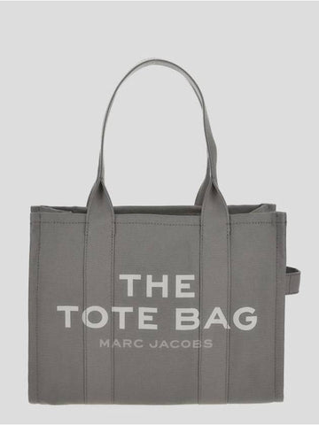 Signature Logo Tote Bag Grey - MARC JACOBS - BALAAN 1