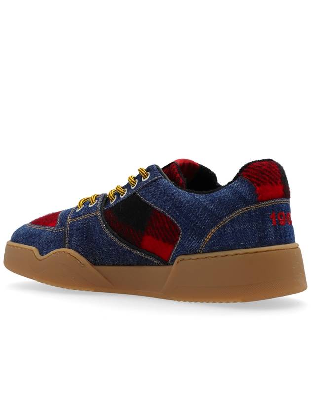 Dsquared2 Sneakers 'Spiker', Men's, Navy Blue - DSQUARED2 - BALAAN 5