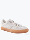 Round Toe Leather Low Top Sneakers White - TOD'S - BALAAN 2